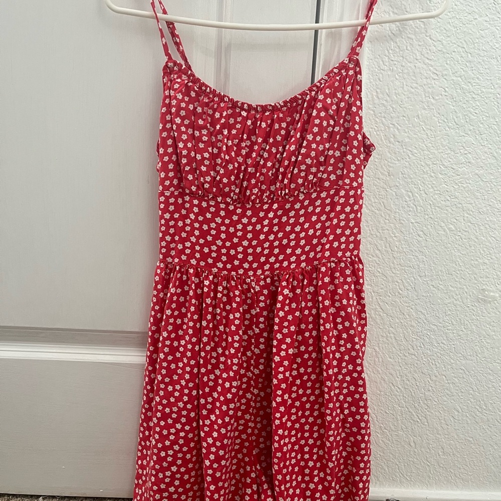 Hollister Red floral jumper